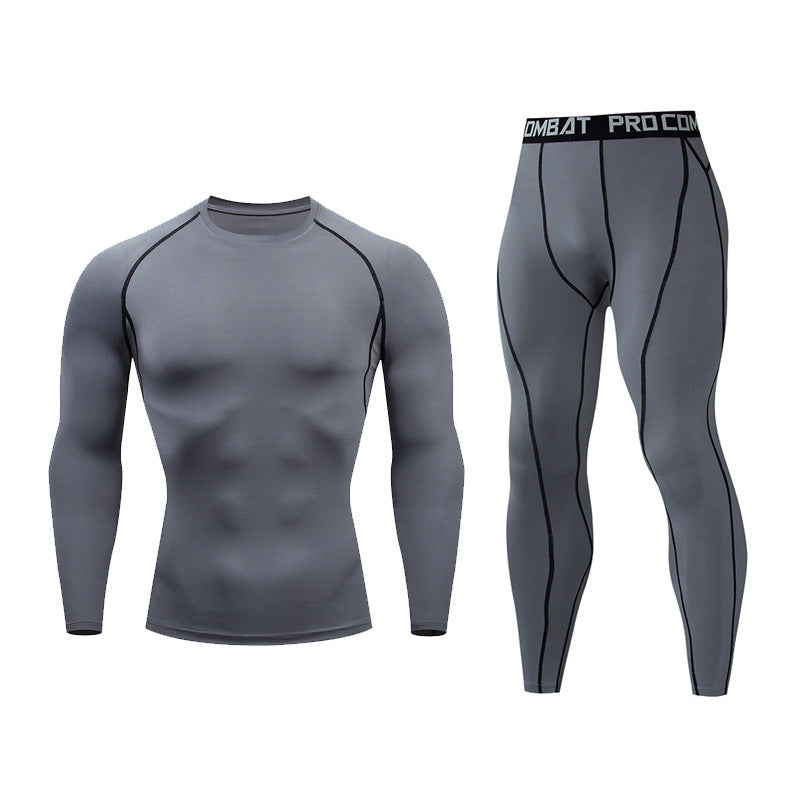 Men's PTZ Tight Pants Quick Drying Clothes Set