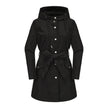 Spring And Autumn New Hooded Waterproof Coat Containing Belt Thin