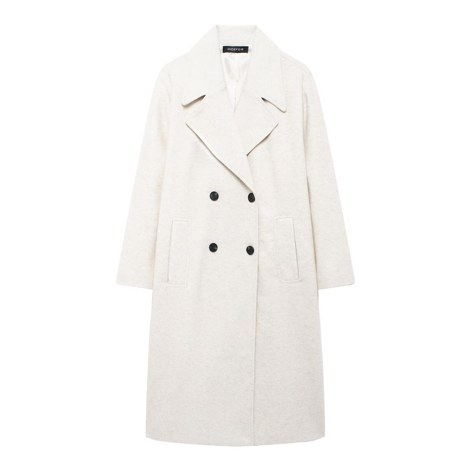 Women's Fashion Solid Color Soft Loose Overcoat Coat