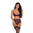 Lingerie Temptation Three-piece Maid Underwear Panties Pattern Suit