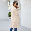 Women's Coat Women's Mid-length Coat With Long Sleeves