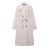 Women's Fashion Solid Color Soft Loose Overcoat Coat