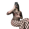 Sexy See-through One-piece Fishnet Stockings Lingerie Set