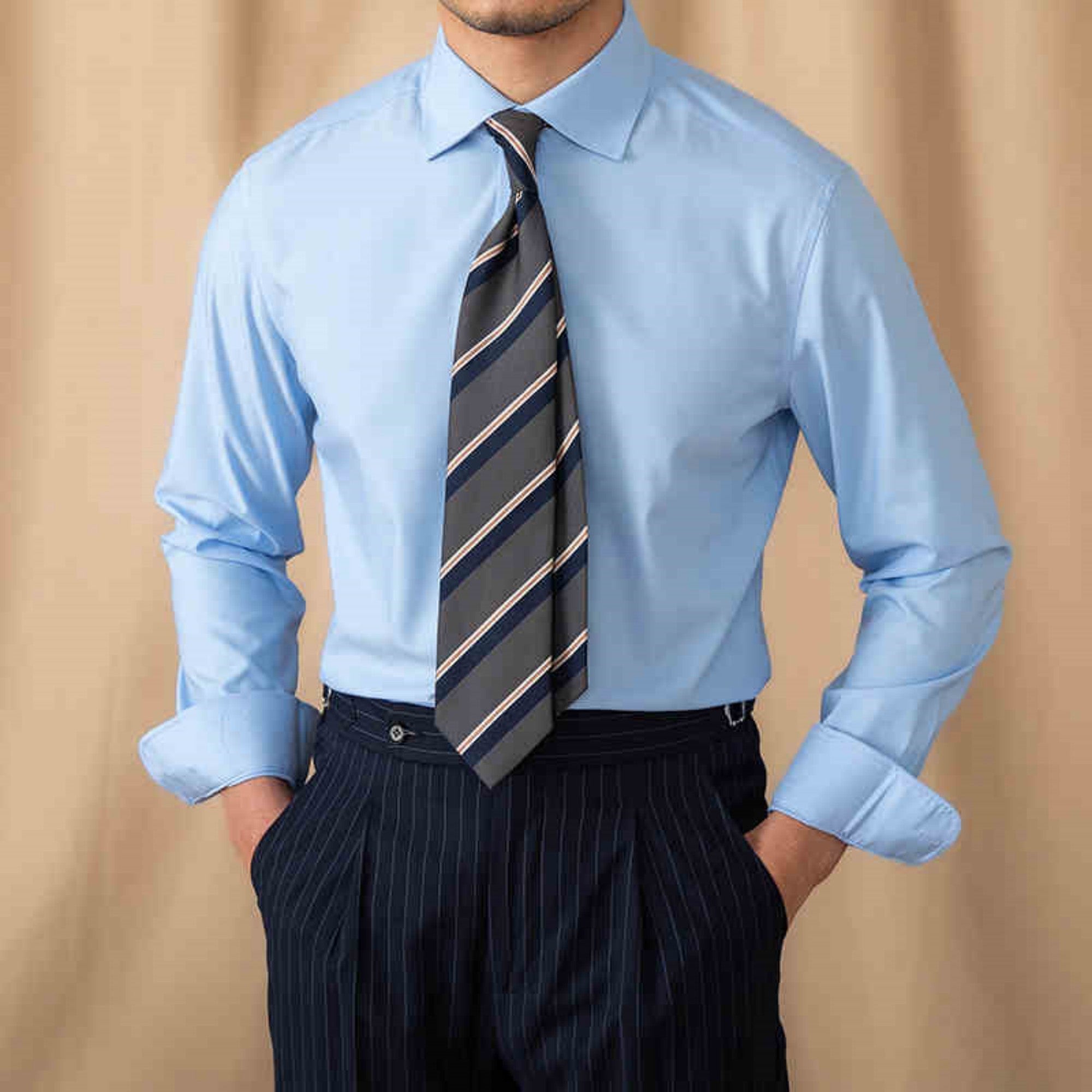 Business Formal Long Sleeved Shirt For Men