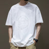 Summer Crew Neck Short Sleeve T-shirt Loose Three-dimensional