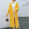 Fashion Loose Knit Jacket With Threaded Sleeves