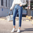 High-rise Loose Cropped Straight-leg Jeans