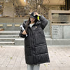 Women's Down Padded Jacket Mid-length Loose Over The Knee