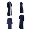 Muslim Long Sleeved Solid Color Casual Robe