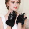 Women's Touch Screen Sheepskin Gloves In Winter