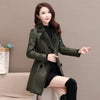 New PU Slim Slim Lamb Fleece Coat Casual