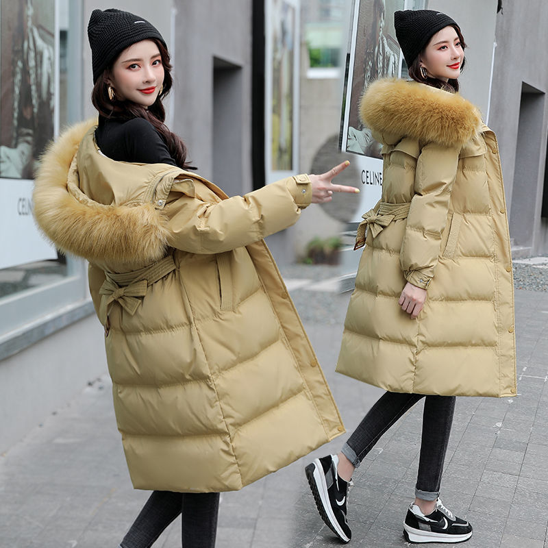 Women's Winter New Long Thickened Cotton Padded Jacket