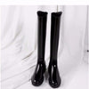 New Fashion But Knee-high Thick Heel Long Martin Leather Boots