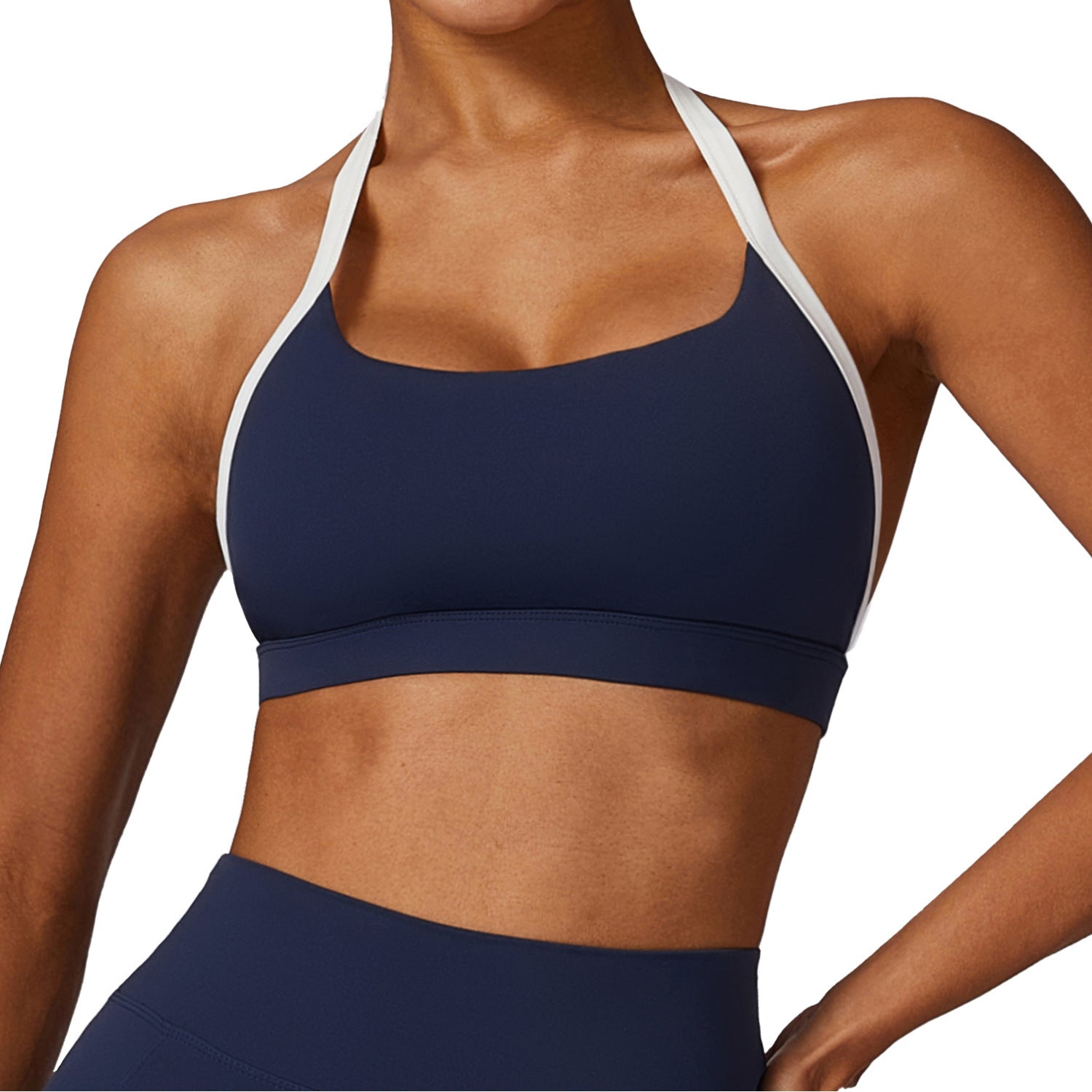 Halter Shockproof Beauty Back Yoga Bra