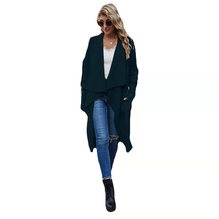 Fashion Ladies Simple Wool Coat