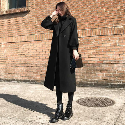 Autumn And Winter New Thin Fashionable Woolen Coat