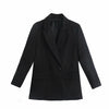 Commuter Light Cooked Double Breasted Casual Blazer