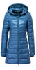 Lightweight Down Jacket Mid-length, Autumn And Winter Hooded Plus Size